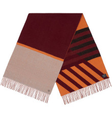 Палантин Charming, коричневый с оранжевым