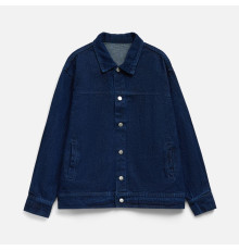 Куртка джинсовая O1, темно-синяя