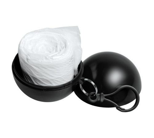 Дождевик в круглом футляре Nimbus, черный