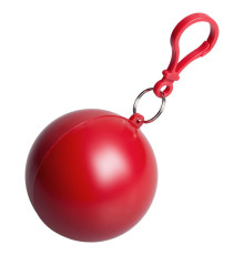 Дождевик в круглом футляре Nimbus, красный