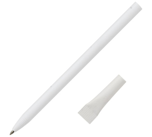 Ручка шариковая Carton Plus, белая