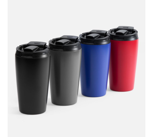 Термостакан с двумя поильниками Duetta, синий