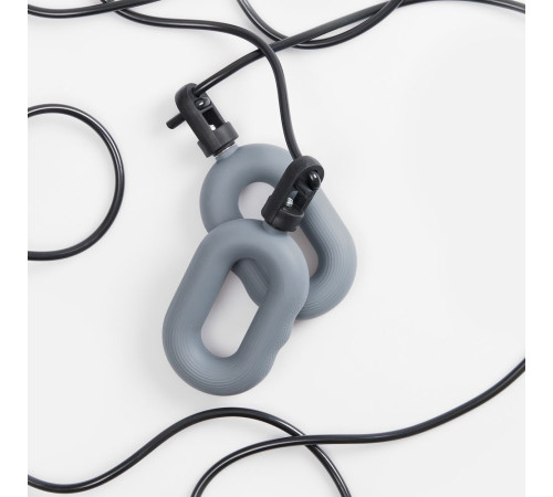 Мультифункциональная скакалка с эспандером Multi McFly, серая