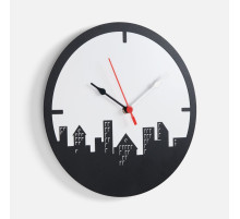 Часы «Города», черные