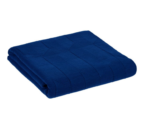 Плед Rombus, темно-синий (кобальт)