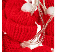 Гирлянда Cosy Poms, красная