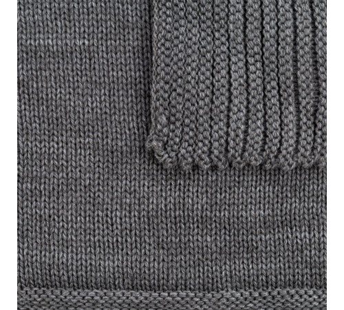 Плед Chess Queen, ver.2, серый меланж