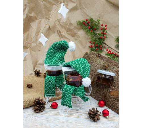 Шарфик на игрушку Dress Cup, зеленый