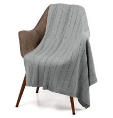 Плед Bambolay, светло-серый