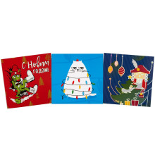 Набор Warmest Wishes: 3 открытки с конвертами