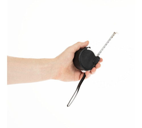 Рулетка Meter Plan, 3 м, черная с белым