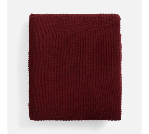 Плед Longview, темно-красный (винный)