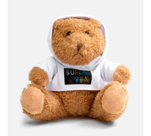 Мягкая игрушка «Мишка Cuddleton» в белом худи