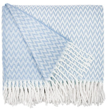 Плед Sagunt, светло-синий