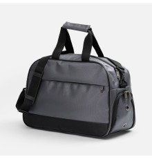 Спортивная сумка Atlantes, светло-серая с черным