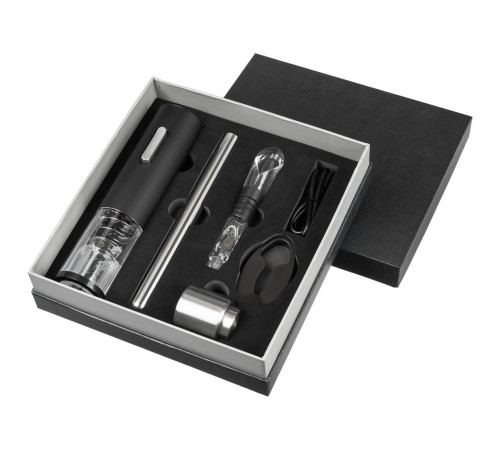 Винный набор Wine Diesel, черный