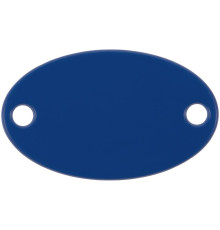 Шильдик металлический Alfa Oval, синий