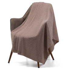 Плед Slumberland, бежевый меланж