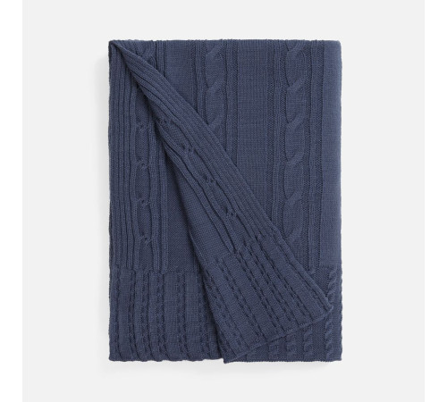 Плед Remitti, серо-синий (сланец)