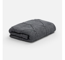 Плед Curve Verve, серый меланж (маренго)