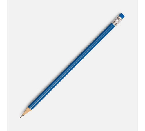 Карандаш простой Hand Friend с ластиком, синий