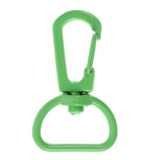 Застежка-карабин Snap Hook, M, зеленый неон