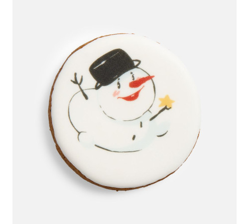 Печенье имбирное «Снеговик»