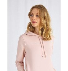 Худи женское с вышивкой «Крошка», розовое