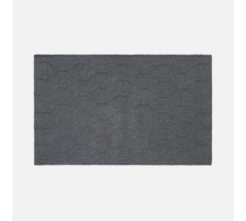 Плед Curve Verve, серый меланж (маренго)