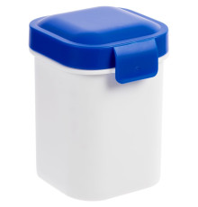 Ланчбокс для снеков Lunch Crunch, белый с синим