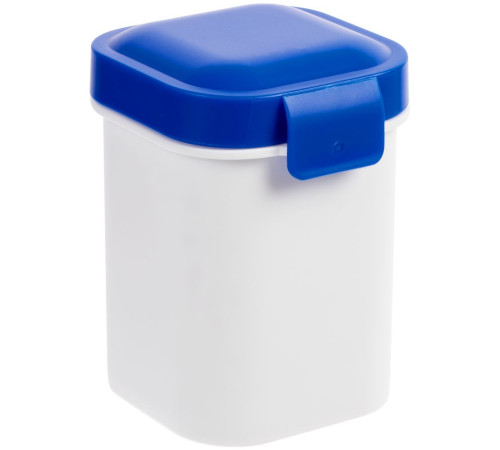 Ланчбокс для снеков Lunch Crunch, белый с синим