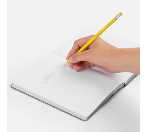 Карандаш простой Hand Friend с ластиком, желтый