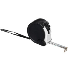 Рулетка Meter Plan, 5 м, черная с белым