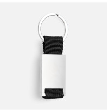 Брелок Inlet с тканевой вставкой, черный