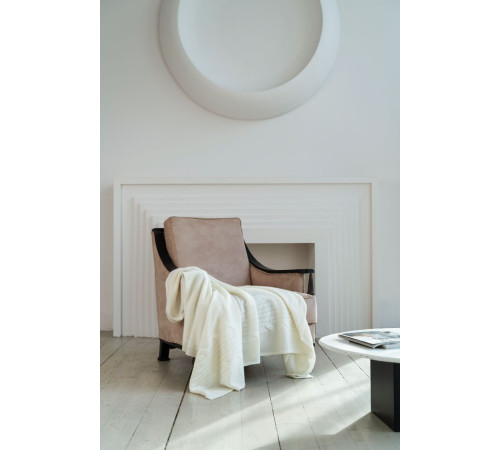 Плед Dantel, молочно-белый