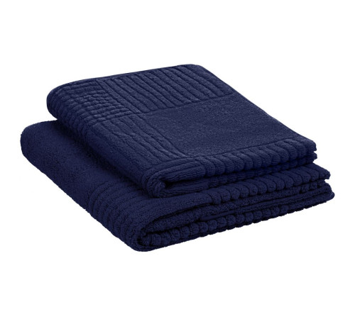 Полотенце Farbe, большое, синее