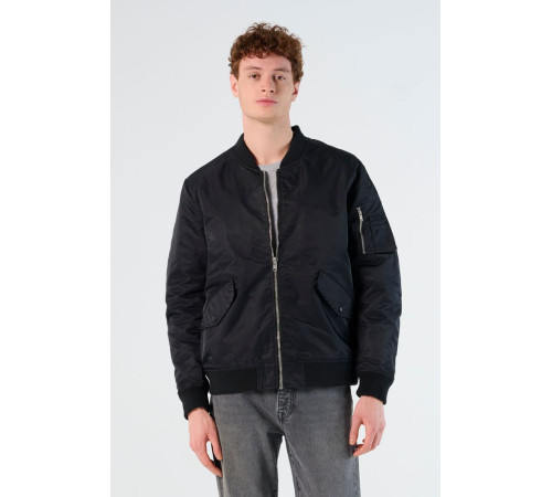 Куртка бомбер унисекс Rebel, коричневая