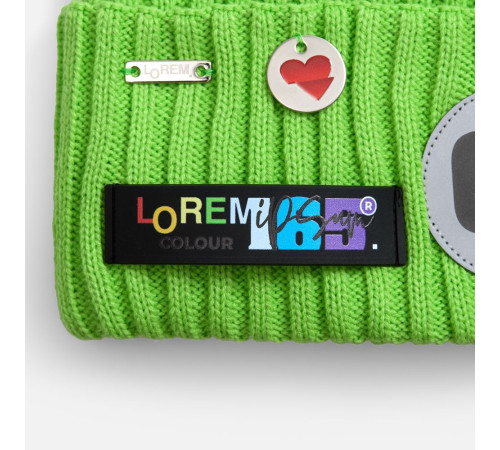 Шапка Yong, светло-зеленая (салатовая)