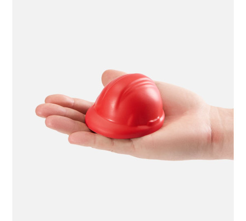 Антистресс «Каска», красный
