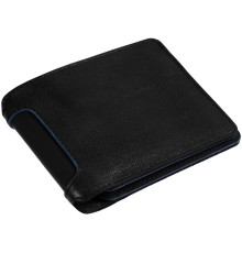 Портмоне Arrival, черное с синим