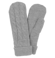 Варежки Heat Trick, светло-серый меланж