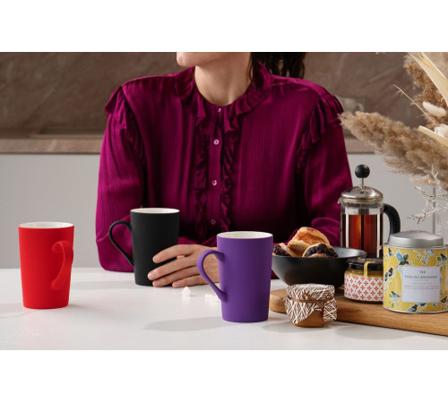 Кружка Best Noon с покрытием софт-тач, голубая