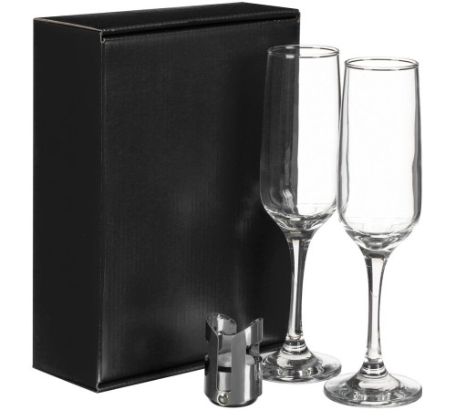 Набор для шампанского Isabella, в черной упаковке