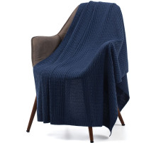 Плед Slumberland, синий (джинс)