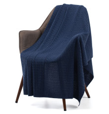 Плед Slumberland, синий (джинс)