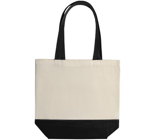 Сумка для покупок на молнии Shopaholic Zip, неокрашенная с черным