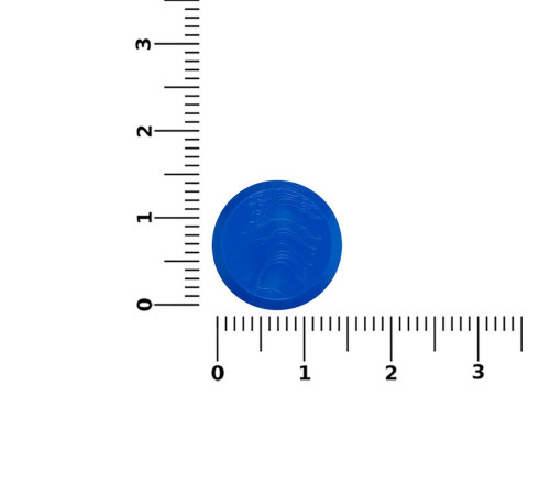 Двойной фиксатор для шнура Brоgy, синий