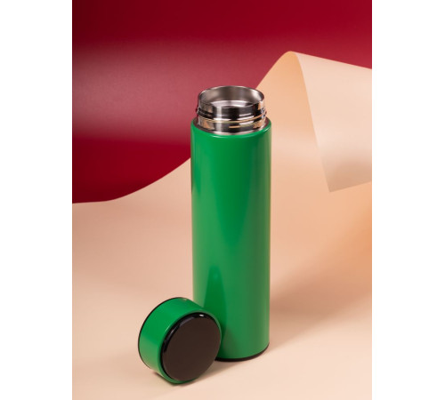 Смарт-бутылка с заменяемой батарейкой Long Therm, зеленая