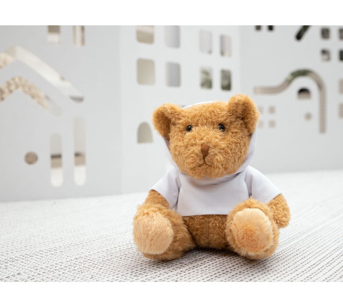 Мягкая игрушка «Мишка Cuddleton» в белом худи