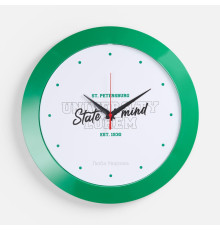 Часы настенные Vivid Large, зеленые